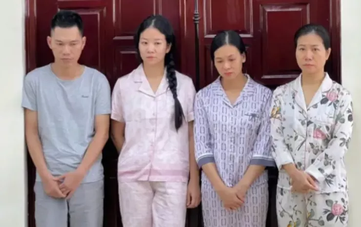 Các bị can trong vụ án.