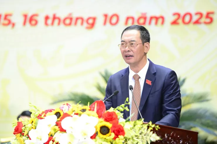 Ông Trịnh Tuấn Sinh, Chủ tịch Ủy ban MTTQ tỉnh tiếp tục được tín nhiệm bầu giữ chức Phó Bí thư Tỉnh ủy Thanh Hóa khóa XX. Ảnh: ĐẶNG TRUNG