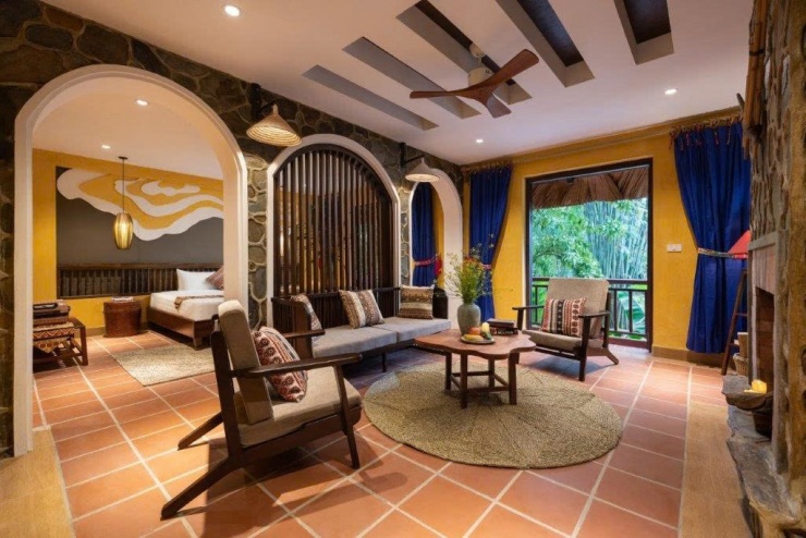 Bên trong các căn bungalow của Panhou.