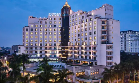 Khách sạn Pullman Hà Nội, nơi xảy ra vụ án đánh bạc hơn 2.576 tỷ đồng.