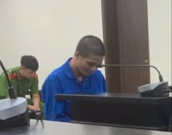 Bị cáo Hoàng tại phiên tòa. Ảnh: Hoàng Huy