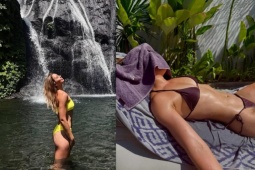 Mỹ nhân tennis Badosa khoe bikini rực lửa sau khi chia tay nam thần Hy Lạp