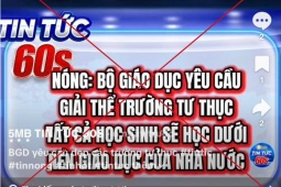Giáo dục - du học - Bộ GD-ĐT bác tin "đóng cửa, giải thể trường tư"
