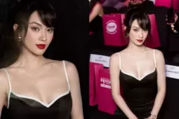 Thời trang - Vũ Thuý Quỳnh gây 'bão' sự kiện với váy ôm sát, khoét ngực táo bạo