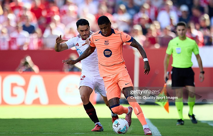 Marcus Rashford đang có phong độ tốt tại Barcelona