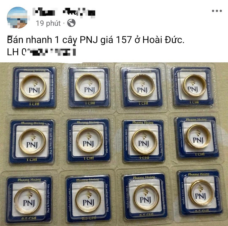Giá vàng trên "chợ đen" cao hơn giá niêm yết cả chục triệu đồng/lượng.