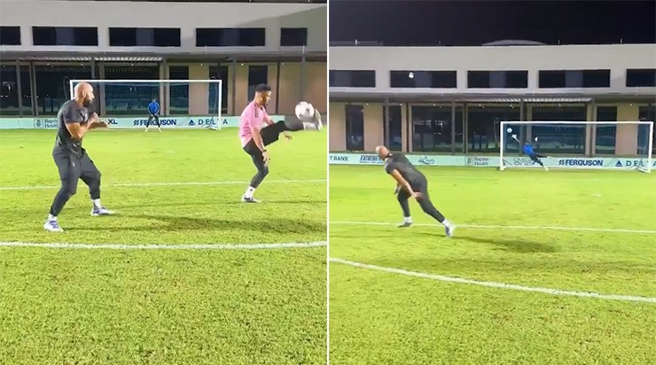 Pha ghi bàn của Cheuko khiến thủ môn bó tay hoàn toàn