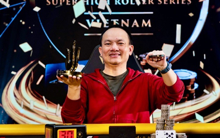 Ông Đào Minh Phú từng vô địch tại giải Triton Super High Roller Series $50,000 NLH 8-Handed 2023 được tổ chức ở Quảng Nam