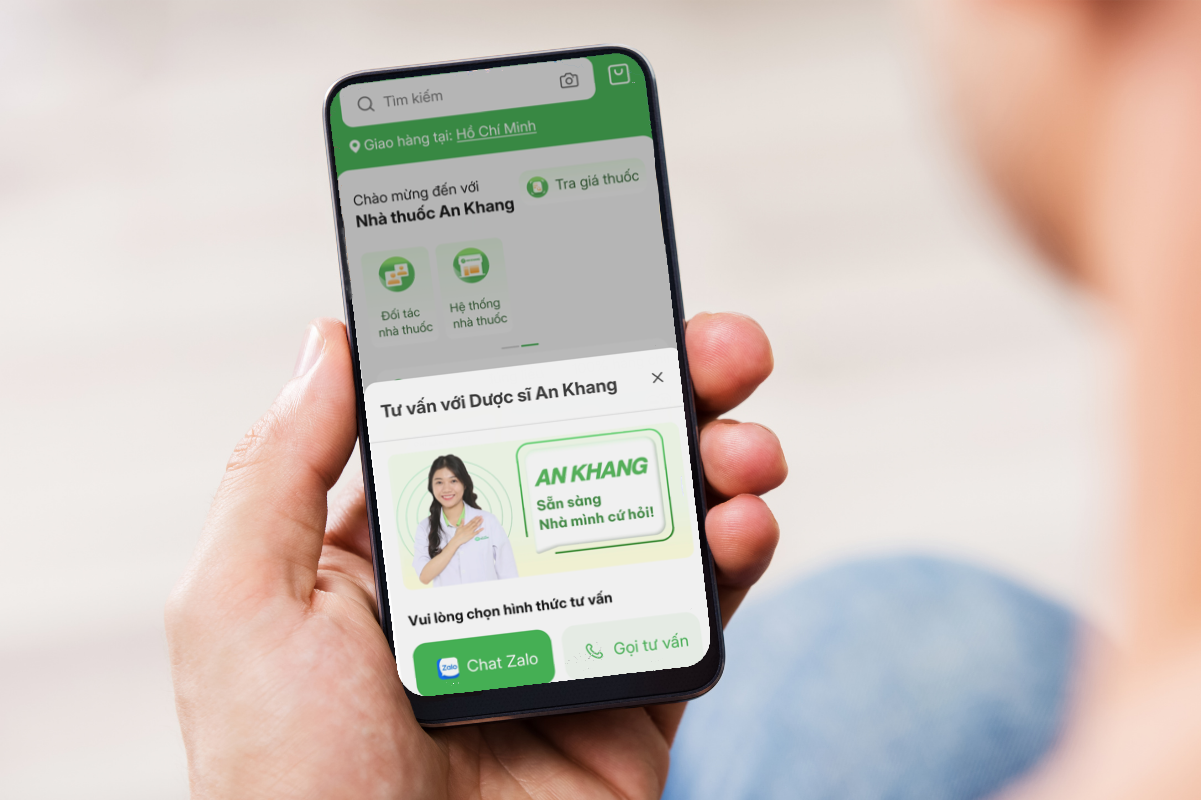 Chất lượng dịch vụ tư vấn trên ứng dụng vẫn được đảm bảo tối đa như thể đến trực tiếp nhà thuốc