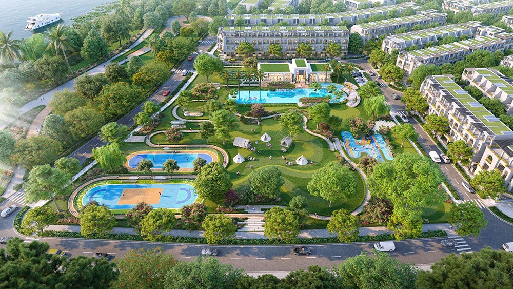 Tổ hợp công viên trung tâm hội tụ hàng loạt tiện ích thể thao, phục vụ nhu cầu “sống khỏe – sống kết nối” của thế hệ cư dân mới.