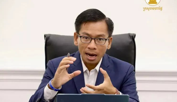 Người phát ngôn Bộ Nội vụ Campuchia - ông Touch Sokhak. Ảnh: KHMER TIMES