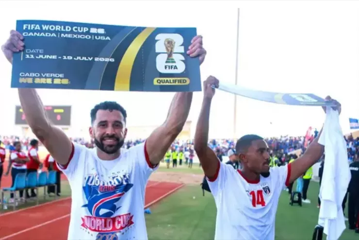 Tuyển Cape Verde lần đầu tiên trong lịch sử giành vé dự World Cup 2026. ẢNH: FIFA
