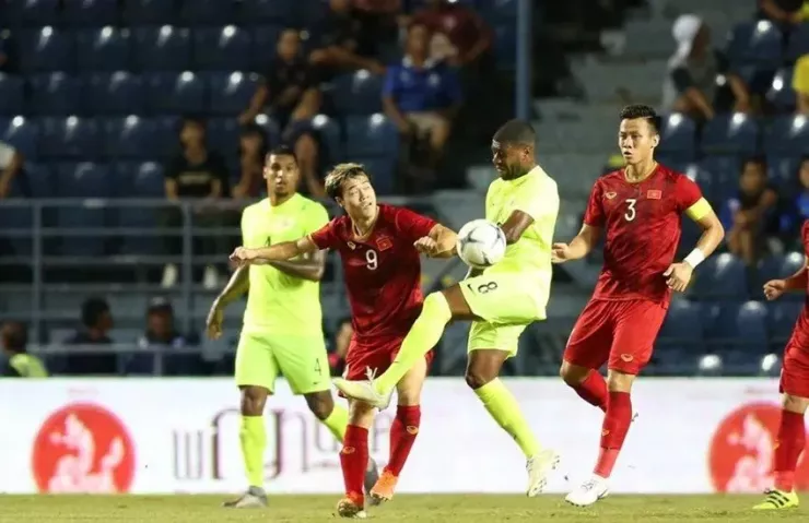 Curacao từng hòa tuyển Việt Nam 1-1 tại King's Cup và thắng trên loạt luân lưu cách đây vài năm, có thể tham dự World Cup 2026. ẢNH: ANP
