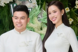 21 chiếc áo dài cưới cảm hứng quê nhà của vợ chồng Đỗ Thị Hà