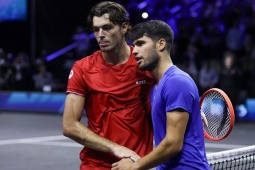 Fritz muốn nổi loạn, tính "đòi nợ" Alcaraz ở 6 Kings Slam