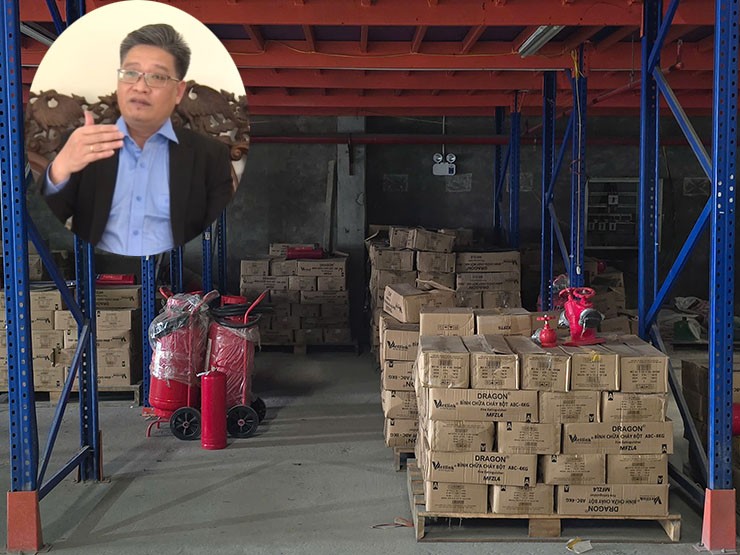 Vietlink của ông Đặng Quốc Hoàng đã tiêu thụ khoảng 3 triệu bình chữa cháy giả