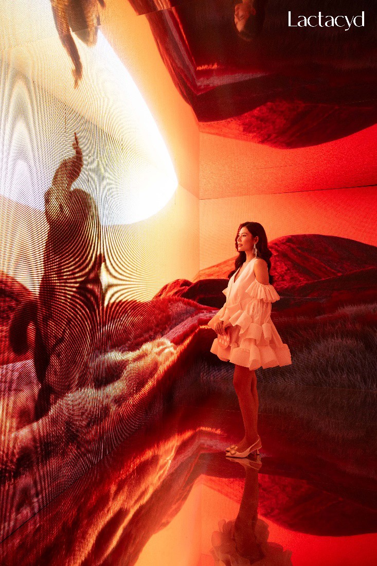 Không gian trải nghiệm đầy tính nghệ thuật tại triển lãm Điều làn da muốn nói