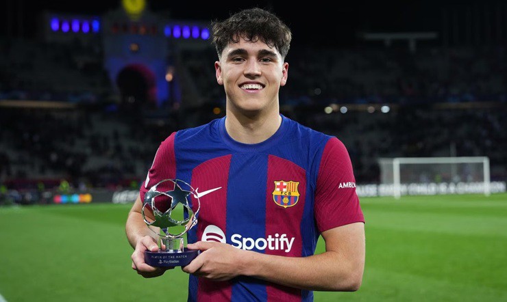 Trung vệ trẻ Pau Cubarsi của Barcelona được đánh giá&nbsp;là ứng viên nặng ký cho Golden Boy 2025