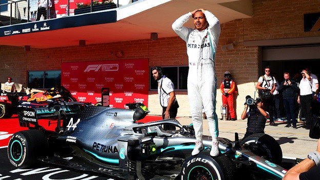 Lewis Hamilton vô địch thế giới lần thứ 6 năm 2019 tại COTA