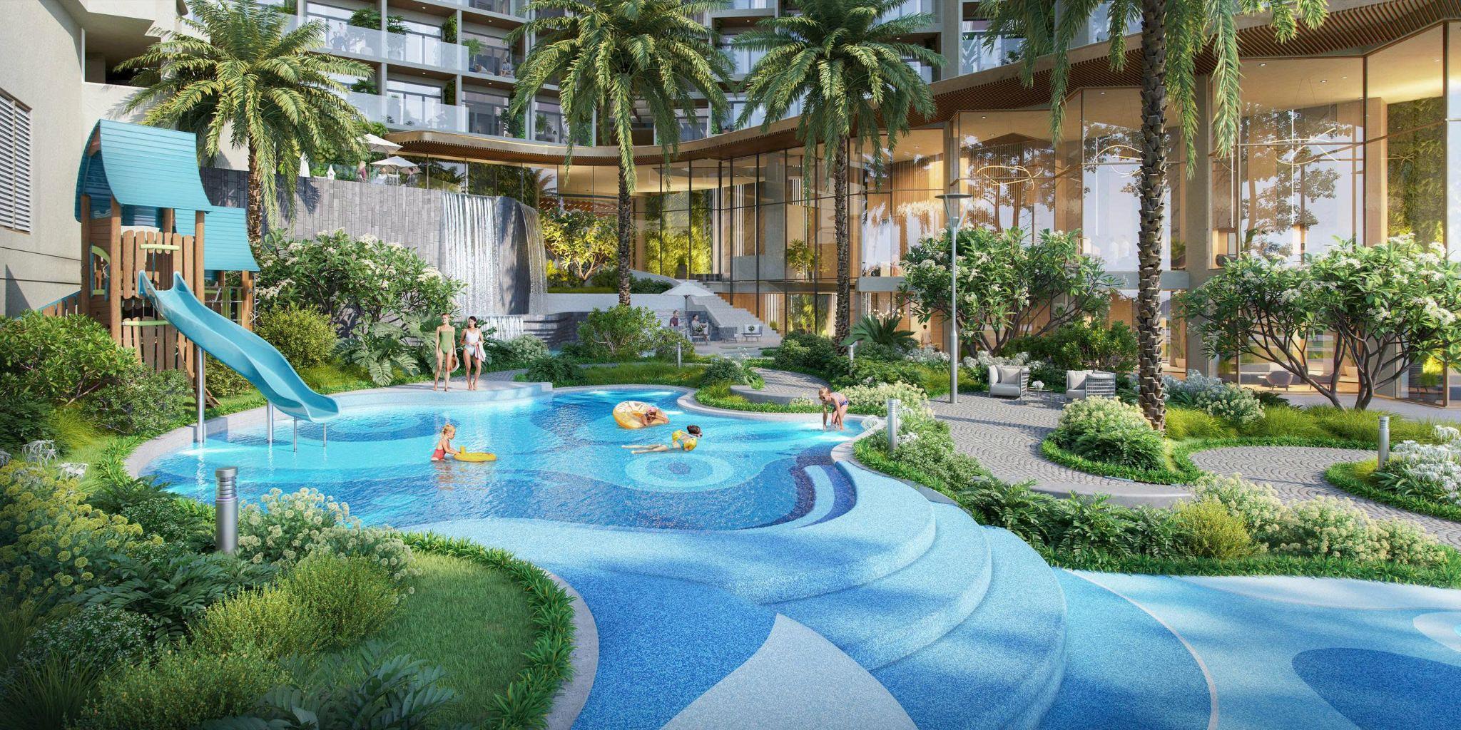 Chuỗi tiện ích tại Charm Resort Long Hải được thiết kế khoa học, liên hoàn và không lặp lại, mở ra không gian trải nghiệm trọn vẹn cho du khách.
