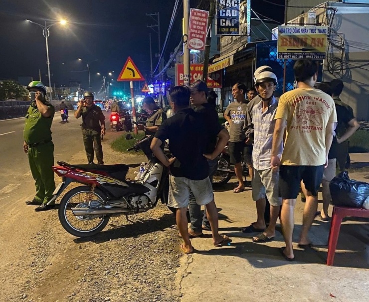 Hiện trường vụ việc. Ảnh: Mạng xã hội