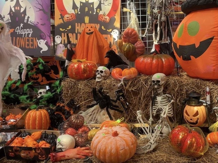 Góc check-in ma mị cho du khách tham quan.