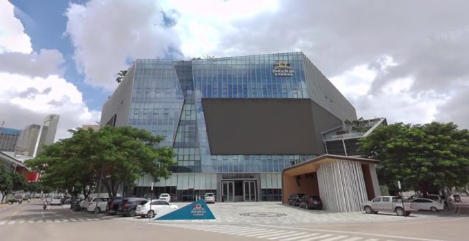 Trụ sở chính của Prince Holding Group tại thủ đô Phnom Penh. Ảnh: Google Street View