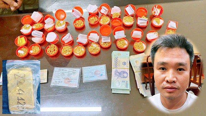 Đối tượng Phạm Văn Tuyên cùng tang vật bị thu giữ