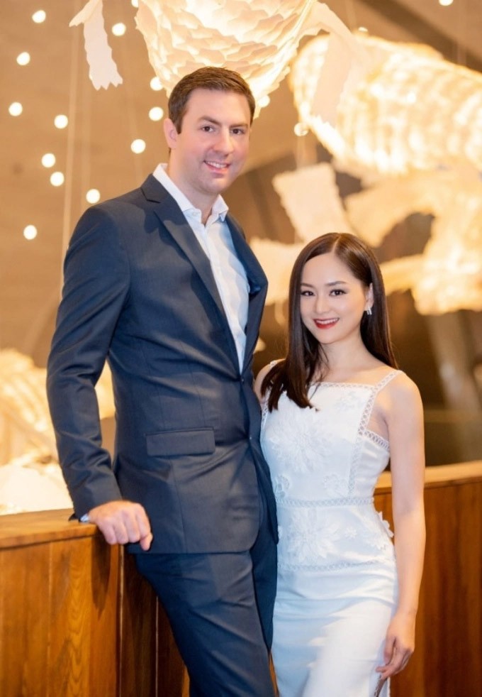 David Duffy và Lan Phương trước khi ly hôn.