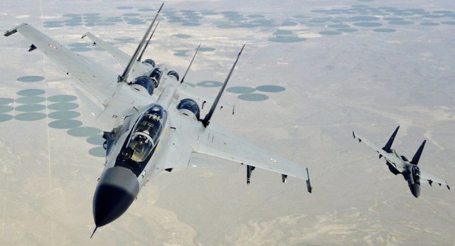 Máy bay chiến đấu Su-30MKI của Không quân Ấn Độ. (Nguồn: MW)