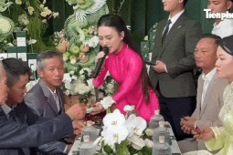 Giải trí - Nữ ca sĩ hát 'Mời trầu' trong lễ ăn hỏi Đỗ Thị Hà là ai?