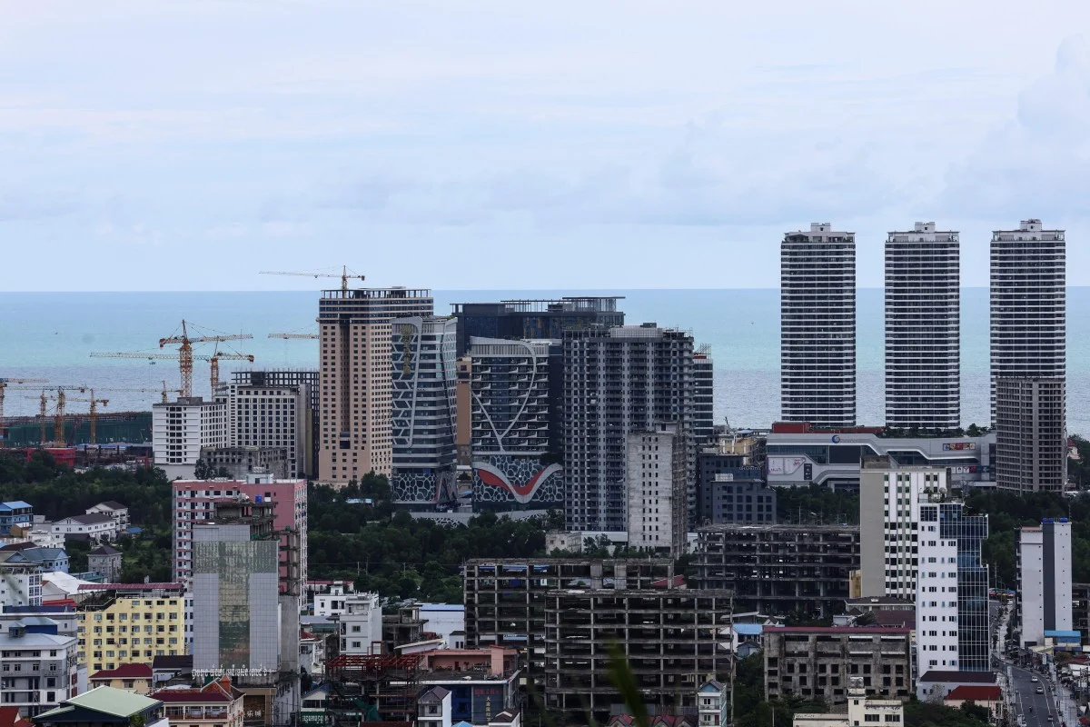 Thành phố Sihanoukville ở Campuchia là điểm nóng hoạt động của các ổ nhóm lừa đảo xuyên quốc gia. Ảnh: Getty Images. Thành phố Sihanoukville ở Campuchia là điểm nóng hoạt động của các ổ nhóm lừa đảo xuyên quốc gia. Ảnh: Getty Images.