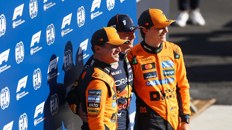 Piastri dẫn trước Norris 22 điểm, và 63 điểm trước Verstappen