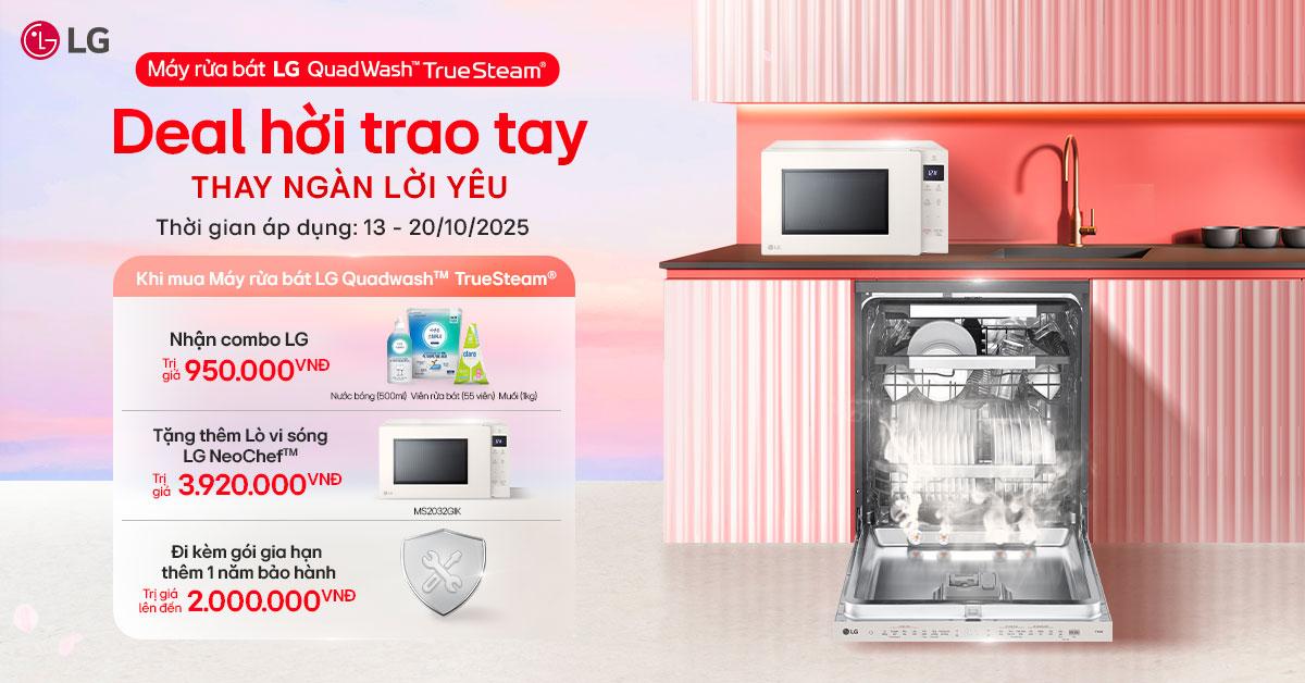 LG QuadWash TrueSteam: Món quà hoàn hảo dành tặng người phụ nữ Việt ngày 20/10 - 5