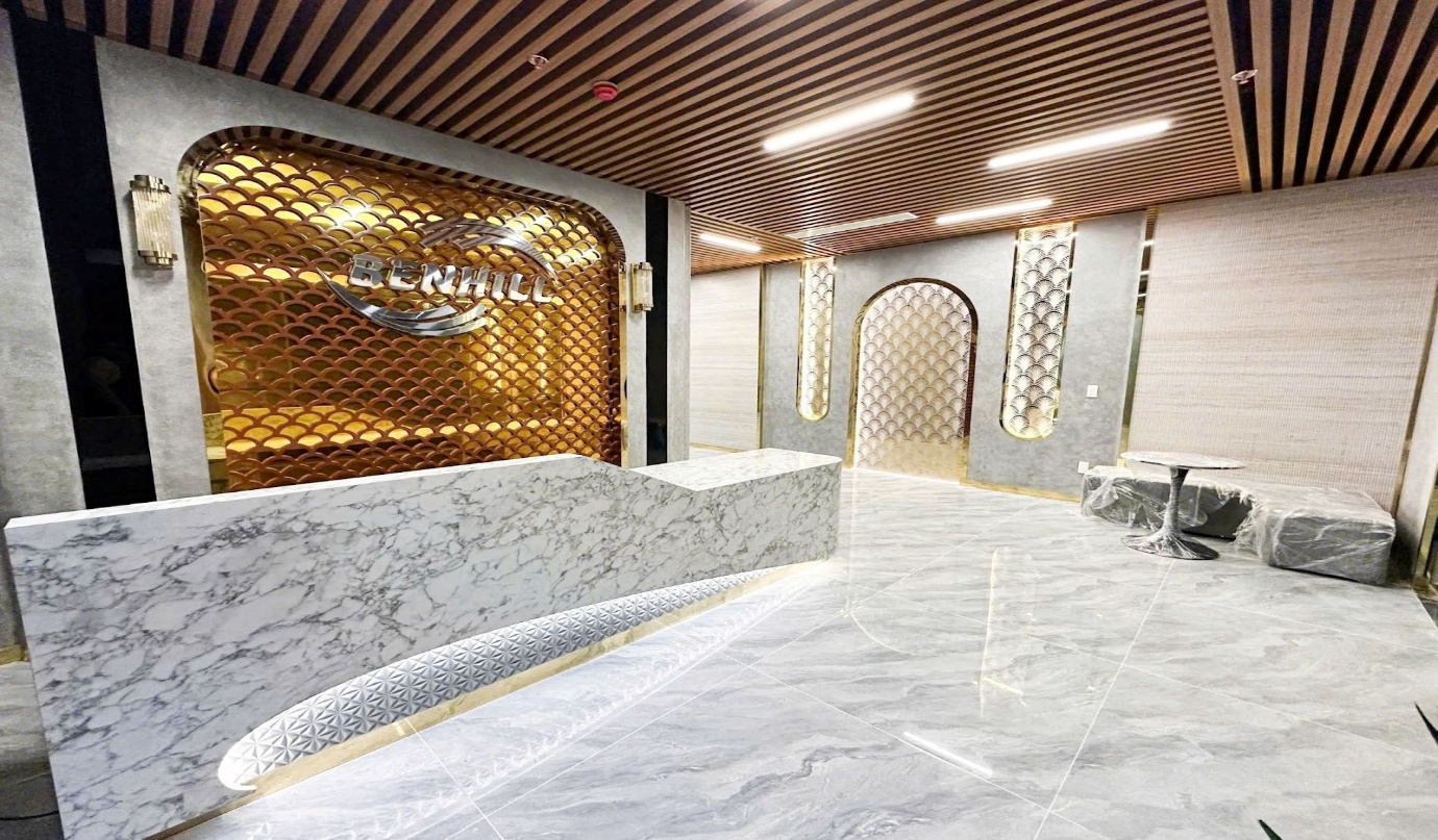 Sảnh thực tế căn hộ chung cư Benhill