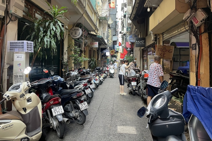 Ngõ Trung Yên. Ảnh: Tâm Anh