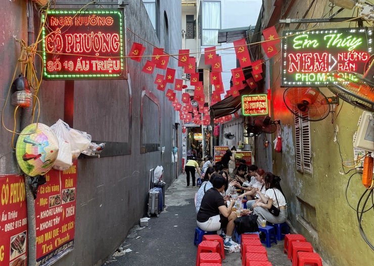 Ngõ Ấu Triệu. Ảnh: Linh Hương