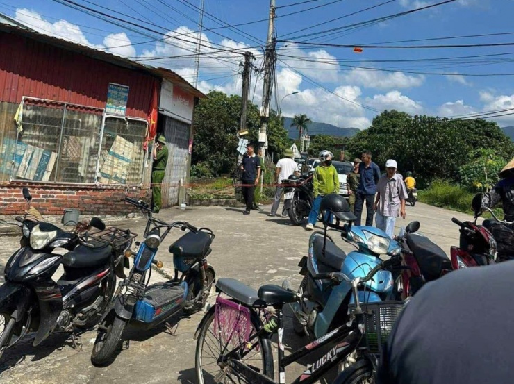 Khu vực nhà nạn nhân sinh sống - nơi xảy ra sự việc.