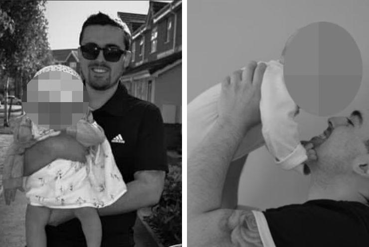 Ryan Hampson và đứa trẻ anh&nbsp;từng tin là con mình.