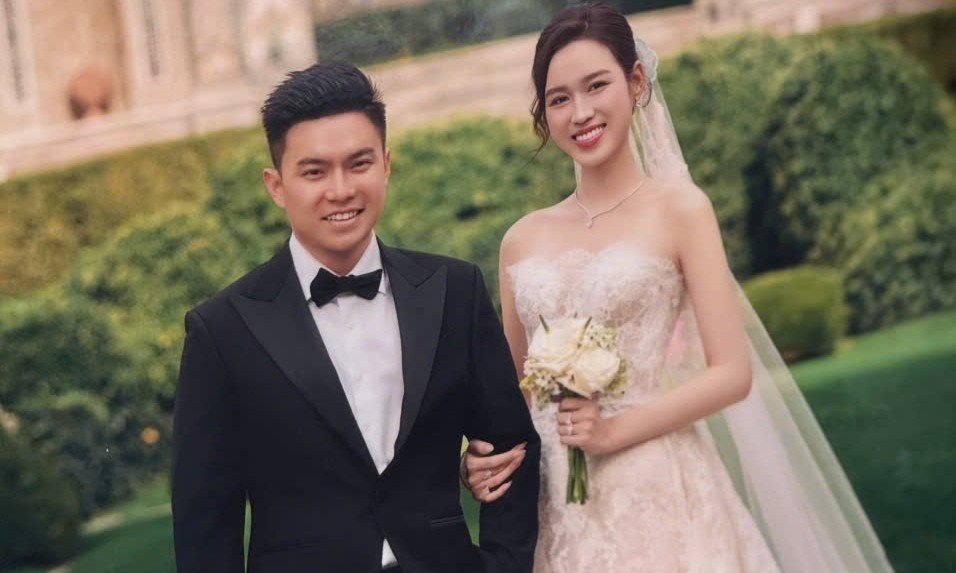 Ảnh cưới của Hoa hậu Đỗ Thị Hà tại châu Âu.