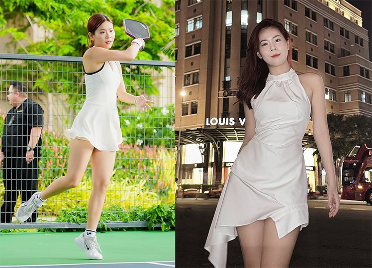 Hương Ly là tay vợt gây ấn tượng trong giới phong trào