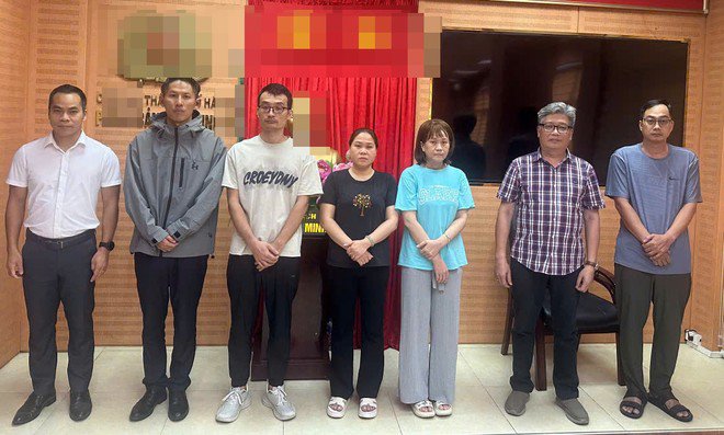 Các đối tượng liên quan vụ sản xuất bình chữa cháy Dragon giả