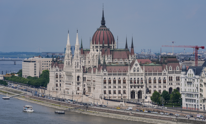 Quang cảnh thủ đô Budapest của Hungary hồi tháng 5. Ảnh: AFP
