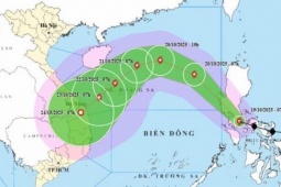 Bão Fengshen có khả năng hướng về vùng biển Quảng Trị - Quảng Ngãi