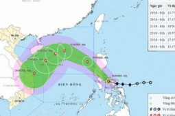 Hôm nay bão Fengshen sẽ vào Biển Đông