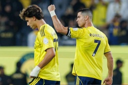 Video bóng đá Al Nassr - Al Fateh: Ronaldo ghi siêu phẩm, Felix lập hat-trick (Saudi League)