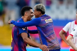 Biến động bảng xếp hạng La Liga: Barcelona "lên đỉnh" qua mặt Real, Atletico vượt đội Antony