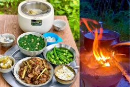 "Anh chồng quốc dân" sáng nào cũng dậy sớm nấu cơm cho vợ con