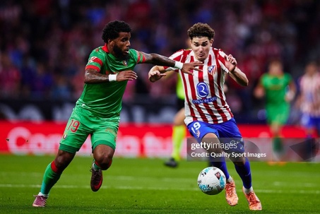 Video bóng đá Atletico Madrid - Osasuna: Đàn em Messi "mở tài khoản" (La Liga)