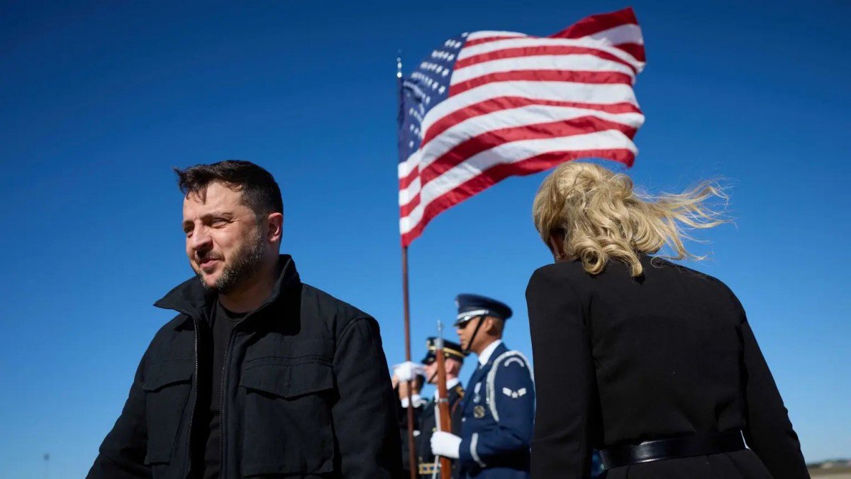 Tổng thống Ukraine Zelensky đến Washington, Mỹ (ảnh: Văn phòng Tổng thống Ukraine)